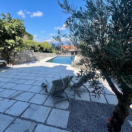 Villa Karst House Zan Pliskovica With Private Pool Dutovlje Exterior foto