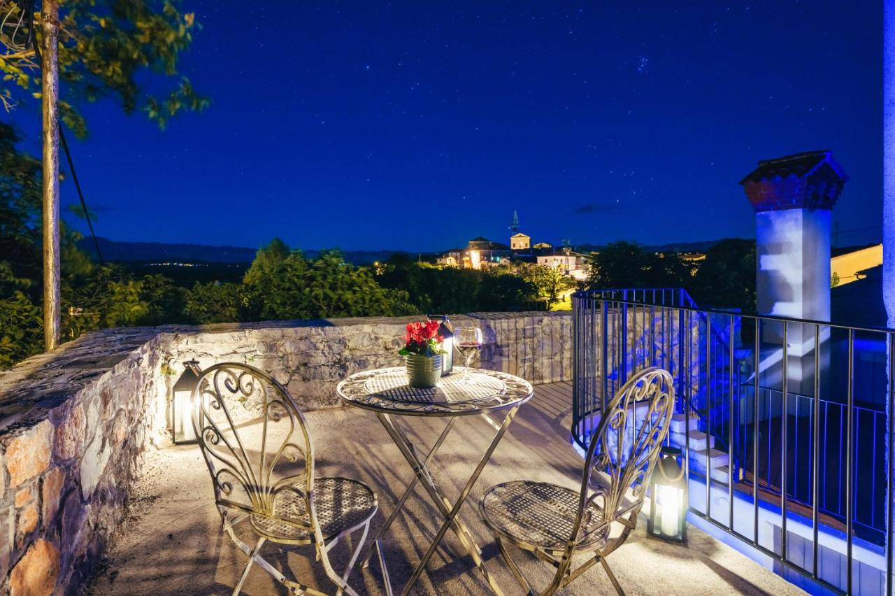 Villa Karst House Zan Pliskovica With Private Pool Dutovlje Exterior foto
